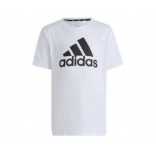 ADIDAS LK BL TEE JC9720 ΠΑΙΔΙΚΗ ΒΑΜΒΑΚΕΡΗ ΜΠΛΟΥΖΑ T.Shirt UNISEX ΛΕΥΚΗ